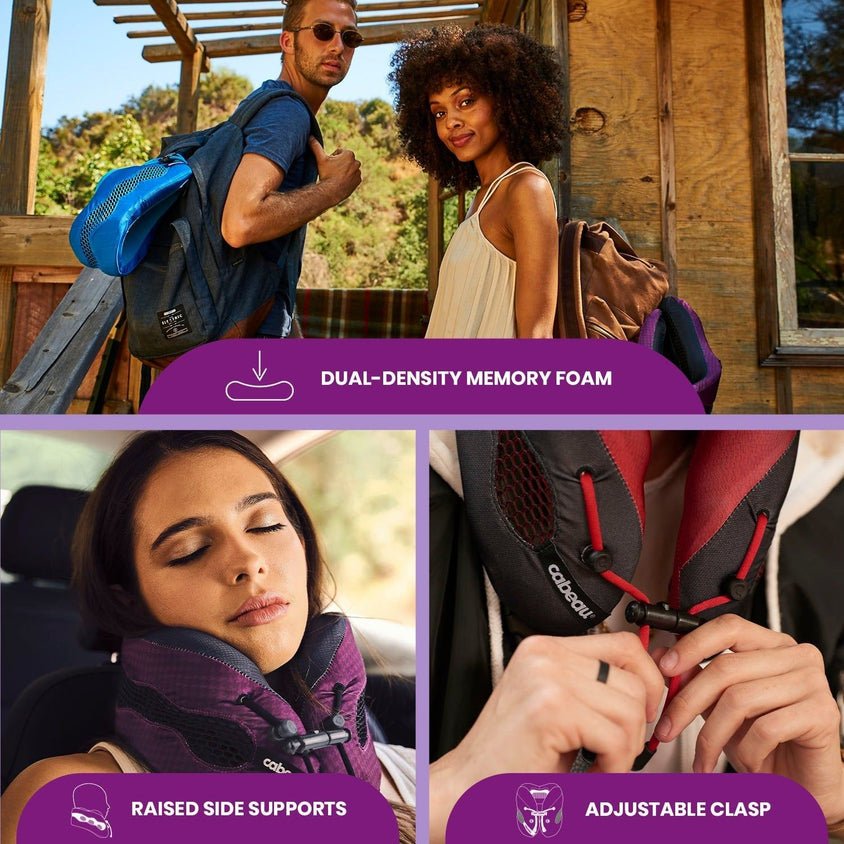 Cabeau Evolution Cool Travel Neck Pillow - Black - Image 2