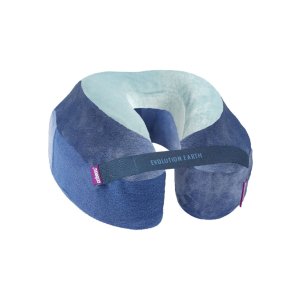 Cabeau Evolution Earth Travel Pillow - Water Blue/Light Blue