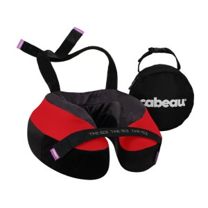 Cabeau TNE S3 Travel Neck Pillow - Black/Red