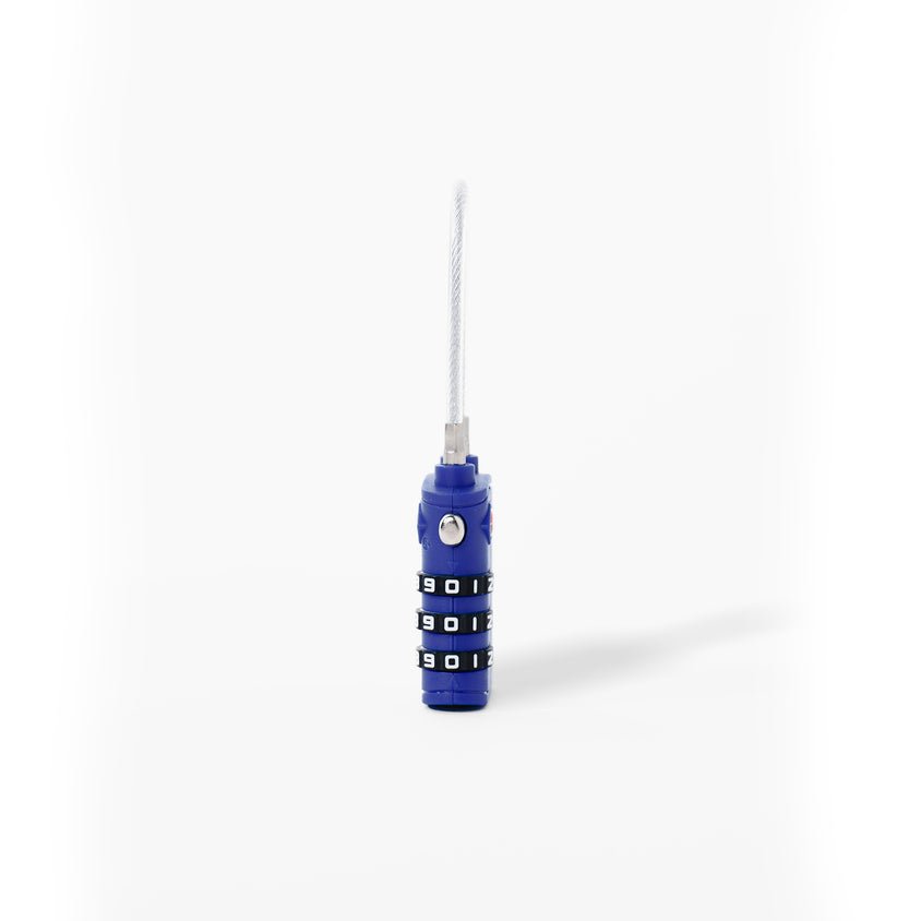 Crossing Ultra-Light TSA 3-Dial Cable Lock - Marian Blue - Image 3