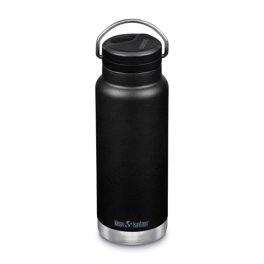 Klean Kanteen Insulated TKWide 32oz Water Bottle (with Twist Cap) (Black)