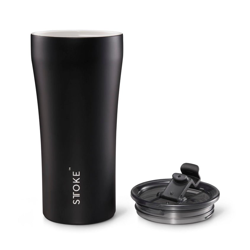 STTOKE Classic Insulated Ceramic Cup 16oz - Luxe Black - Image 2