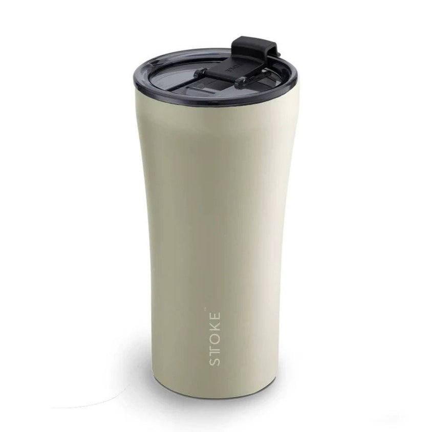 STTOKE Limited Edition Leakproof Ceramic Insulated Cup Powder Coating 16oz - Mousse Taupe