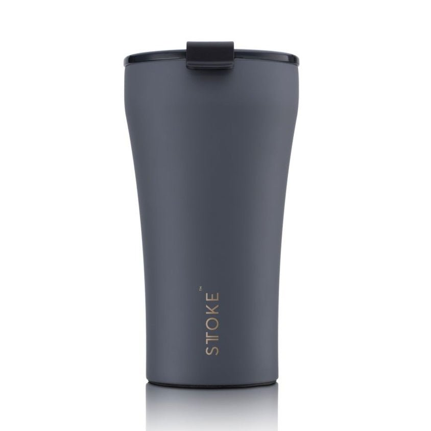 STTOKE Limited Edition Leakproof Ceramic Insulated Cup 12oz - Slated Grey