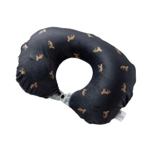 WPC Air Pump Neck Pillow (Leopard And Tiger Navy)
